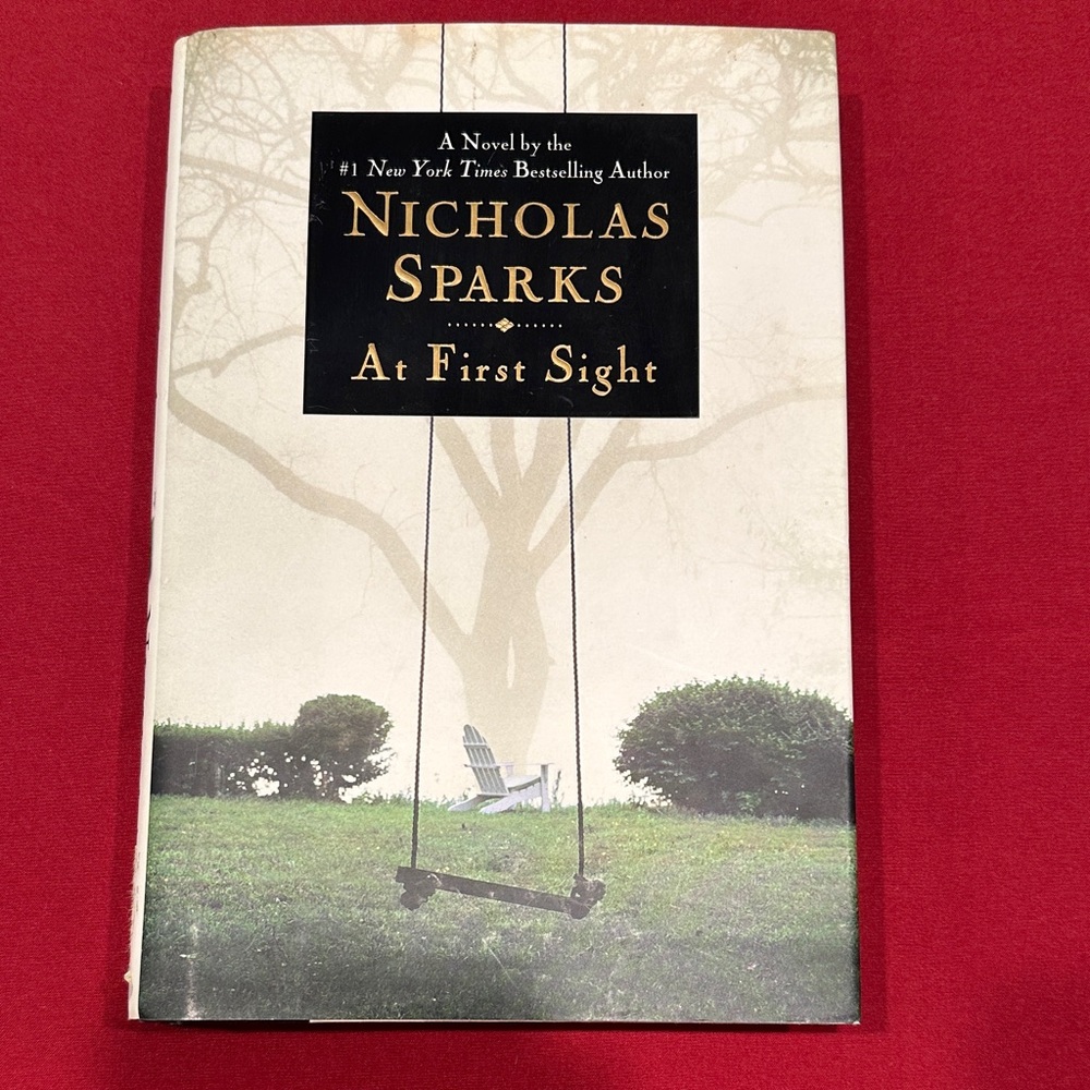 Nicholas Sparks 'At First Sight' Hardcover Book